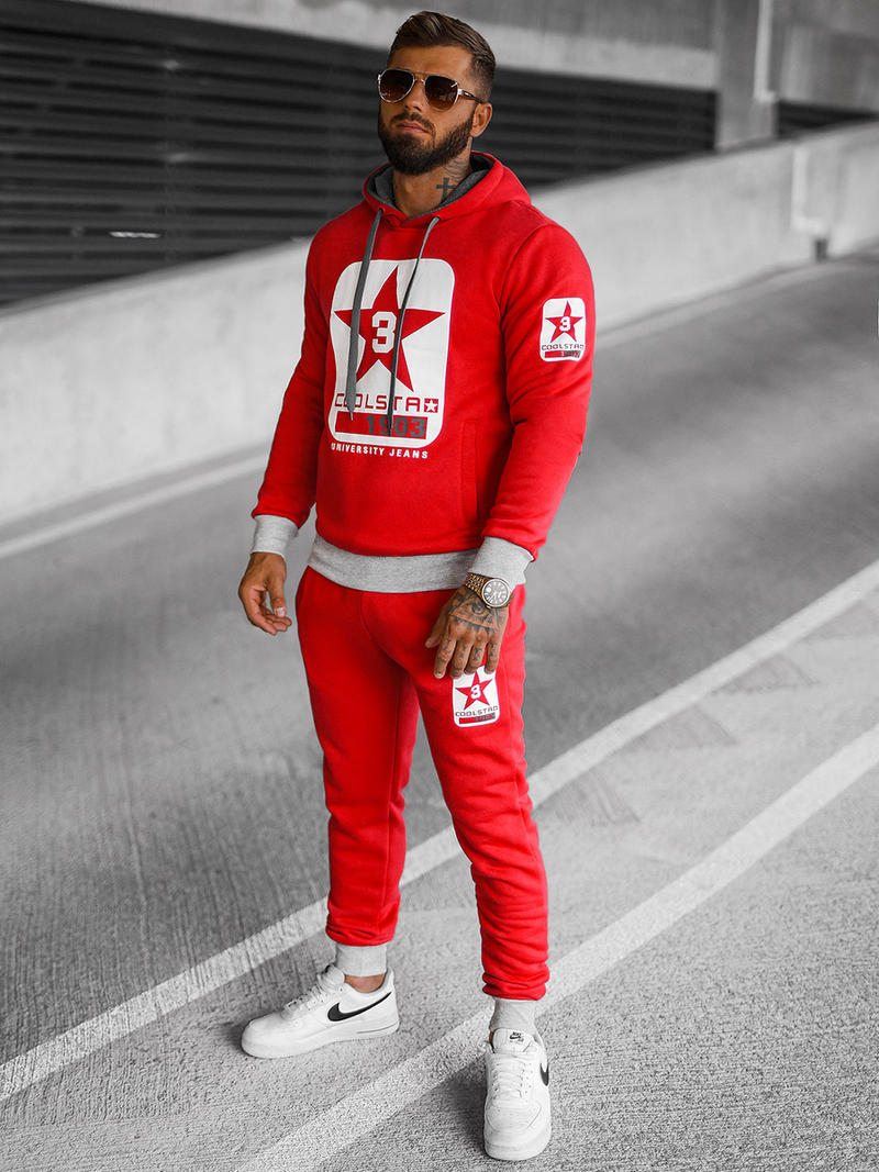 Muška Trenirka Crveni OZONEE JS/8C59/18Z