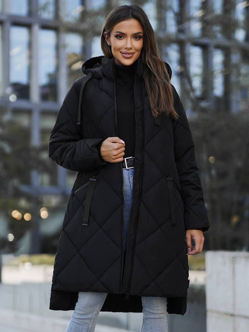 Ženska jakna crna OZONEE JS/5M3168/392