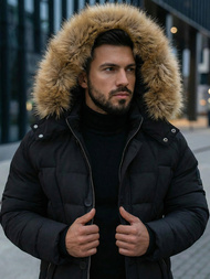 Muška Jakna Crna OZONEE JS/5M3122/392Z