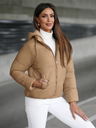 Ženska Jakna Svijetlo-Bež OZONEE JS/16M9187/158Z