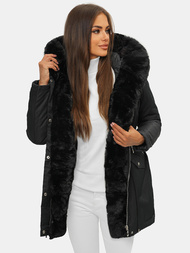 Ženska Zimska Jakna Crna OZONEE JS/M762/392