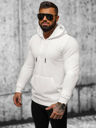 Muška dukserica s kapuljačom ecru OZONEE O/TB2273