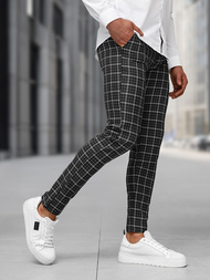 Muške chino hlače crne OZONEE DJ/5515Z