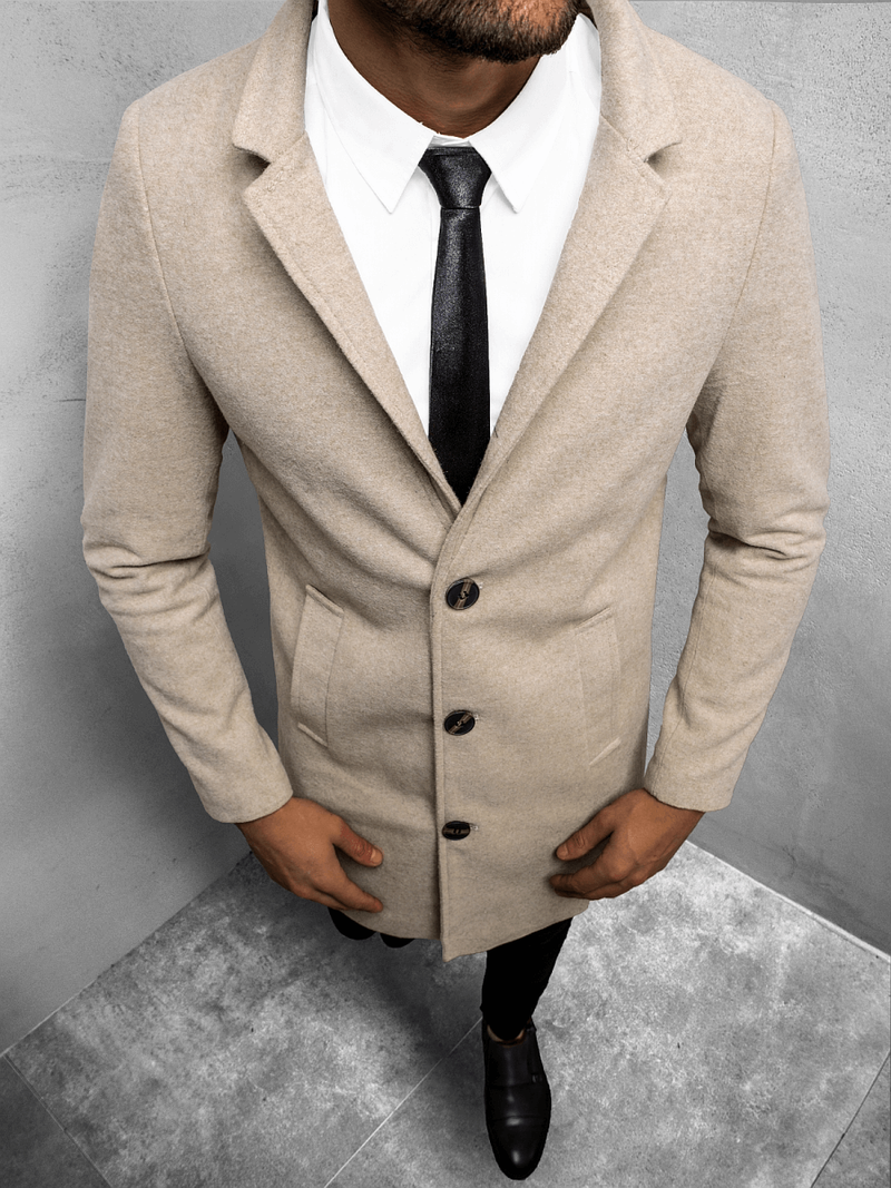 Muški kaput Bež OZONEE O/5628