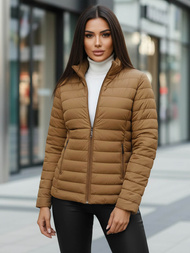 Ženska jakna tamno-bež OZONEE JS/16M9109/84Z