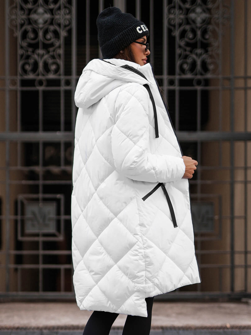 Ženska jakna bijela OZONEE JS/5M3168/281Z