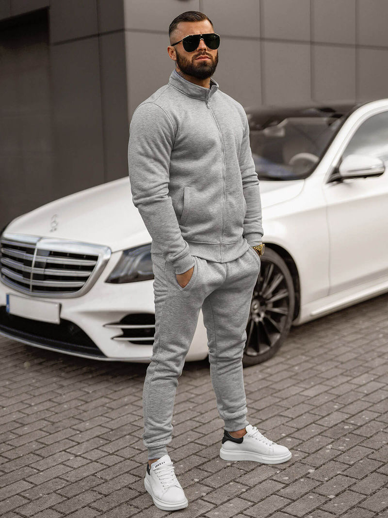 Muška trenirka siva OZONEE JS/68C10385/2Z