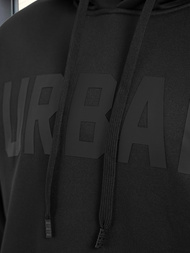 Muška dukserica s kapuljačom crna OZONEE JS/8B1990/3