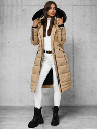 Ženska jakna bež OZONEE O/W377