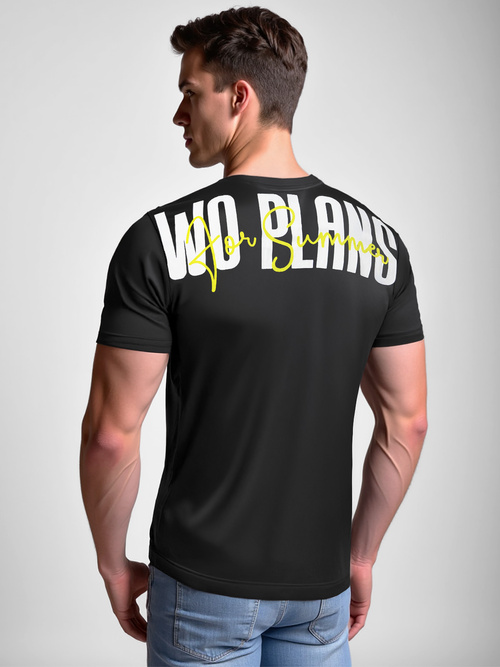  Muška majica crna OZONEE O/T1277/3Z