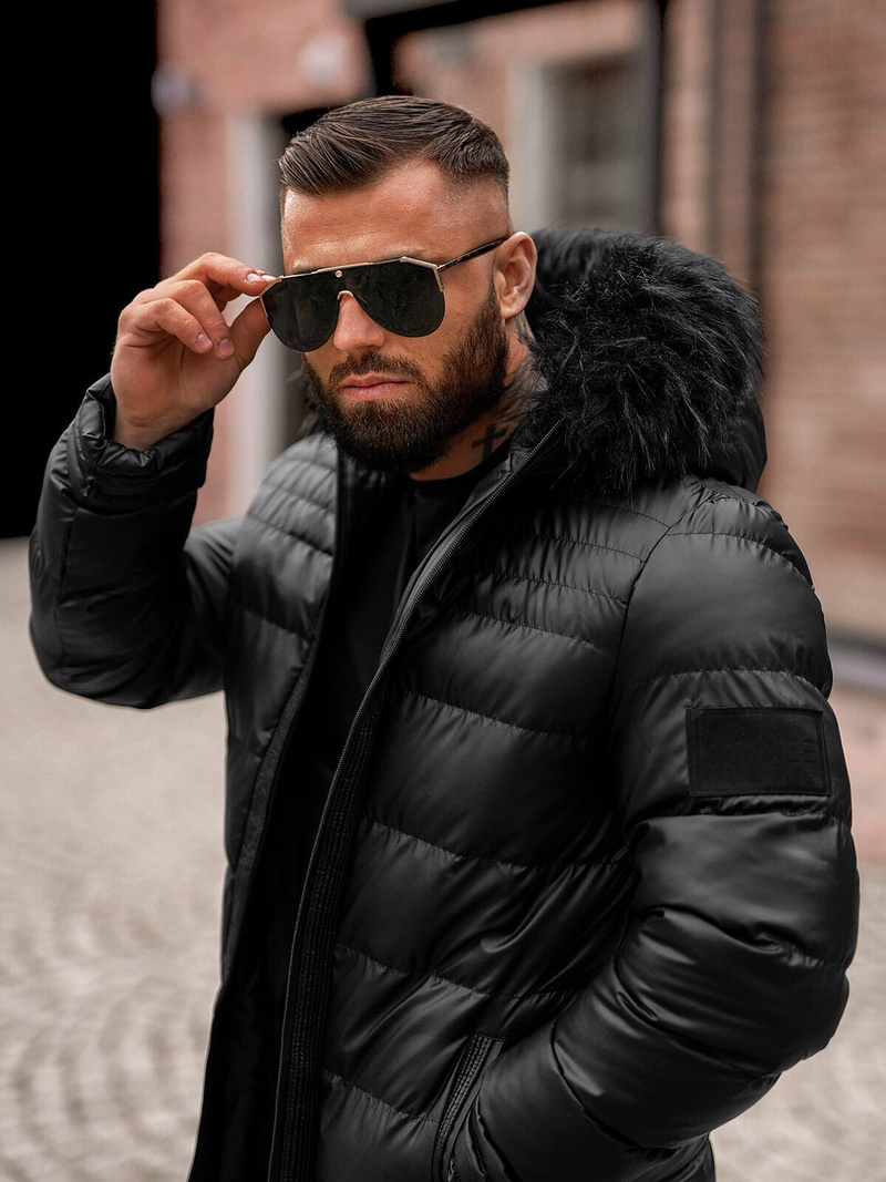 Muška jakna crna OZONEE O/M801Z