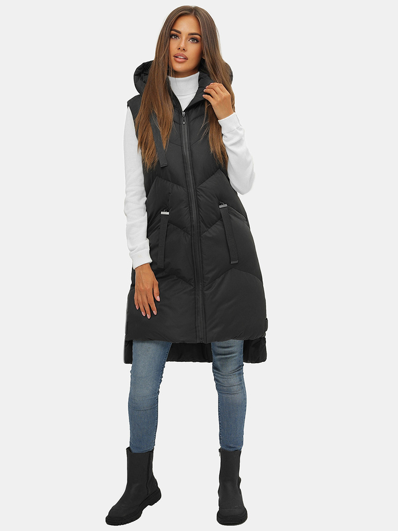 Ženski prsluk crni OZONEE JS/M788/392