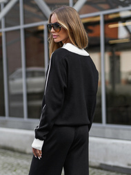 Dvodijelni set trenerke crni OZONEE JS/26C8805/3