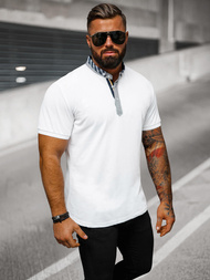 Muška polo majica bijela OZONEE O/DA803