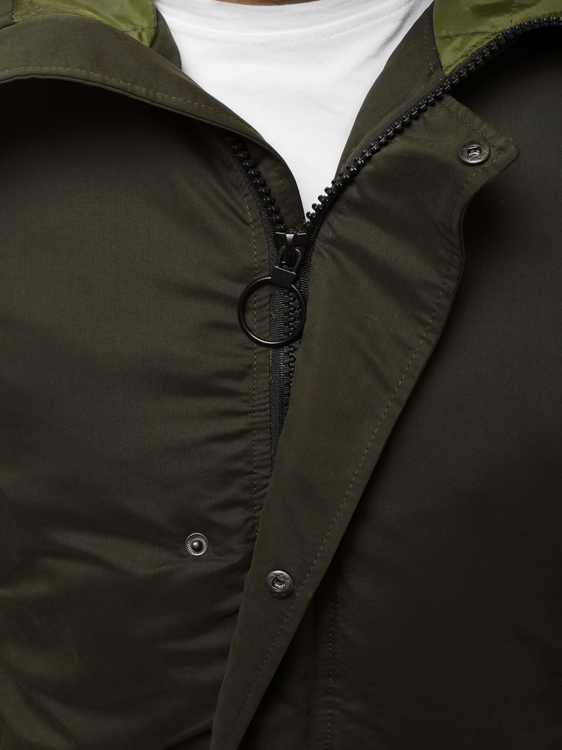 Muška jakna tamnozelena OZONEE JS/2019005