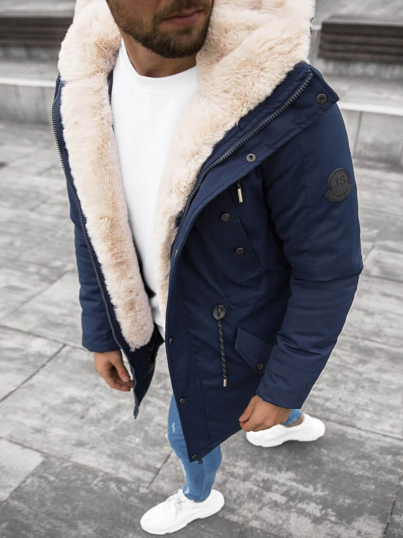 Muška parka jakna Modra OZONEE JS/22M117/2