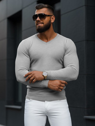 Muški Džemper Sivi OZONEE NB/MMB601/2Z