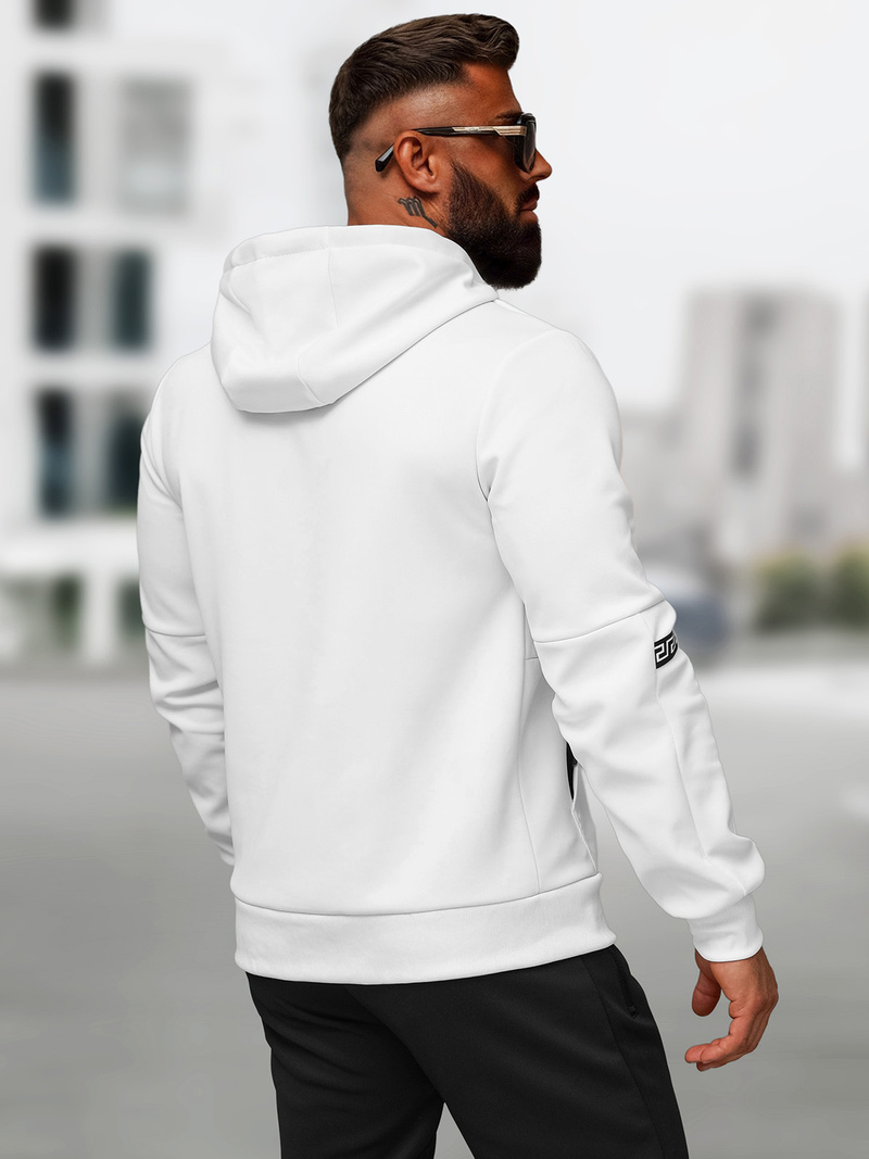 Muška trenirka bijelo-crni OZONEE O/LN11887