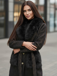 Ženski kaput crna OZONEE JS/53M5200/1Z