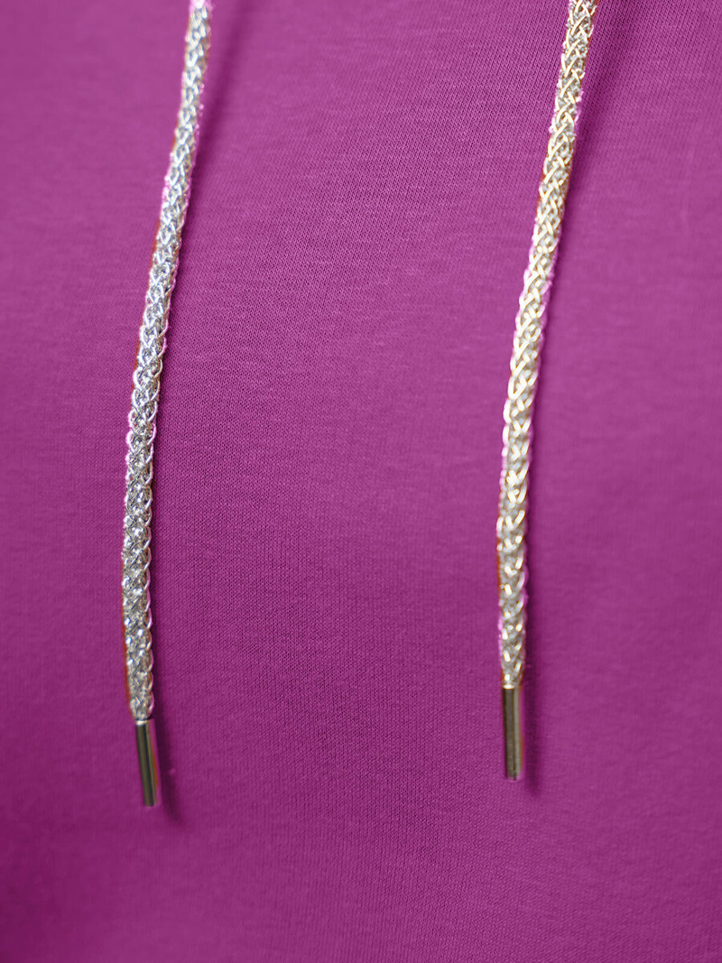 Ženska dukserica tamno ljubičasta OZONEE O/12102