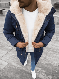 Muška parka jakna Modra OZONEE JS/22M117/2
