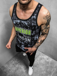 Muška majica bez rukava Crna OZONEE JS/SS11037Z