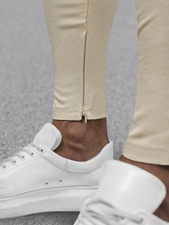 Muške chino hlače bež OZONEE DJ/3300