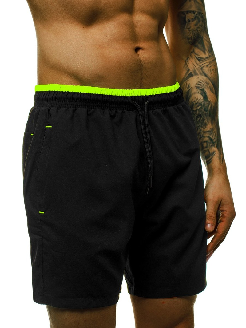 Muške kupaće kratke hlače crne OZONEE MAD/4262