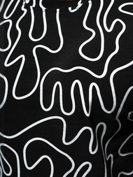  Muška Majica Crna OZONEE JS/8T1198/3