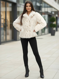 Ženska jakna bijela OZONEE JS/11Z8261Z