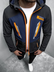 Muška softshell jakna Crno-modra OZONEE JS/HH022/1A
