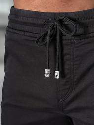 Muške Chino Kratke Hlače Crne OZONEE NB/MP0266NZ