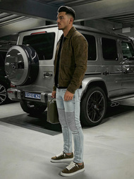 Muške traperice Svijetloplave OZONEE O/EM8889Z