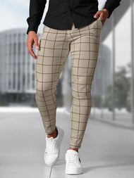 Muške Chino Hlače Bež OZONEE O/P4009Z