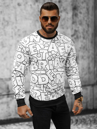 Muška Dukserica Bijela OZONEE JS/8B1136/1