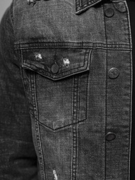 Muška traper jakna crna OZONEE NB/MJ515N