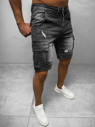 Muške Kratke Hlače Crne OZONEE NB/MP0039N