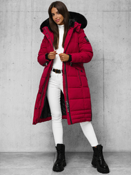 Ženska jakna tamno-crvena OZONEE O/W377