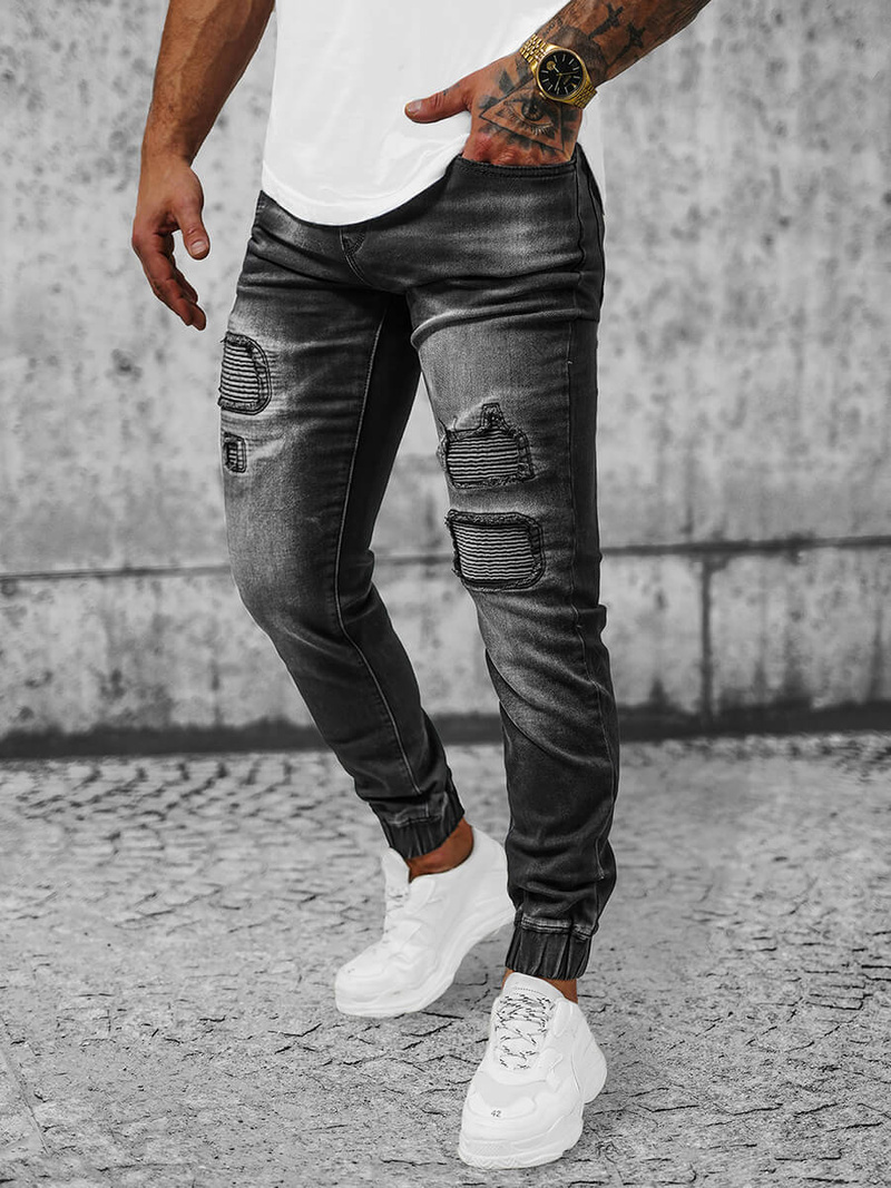 Muške Jogger Hlače Crne OZONEE NB/MP0052/2N