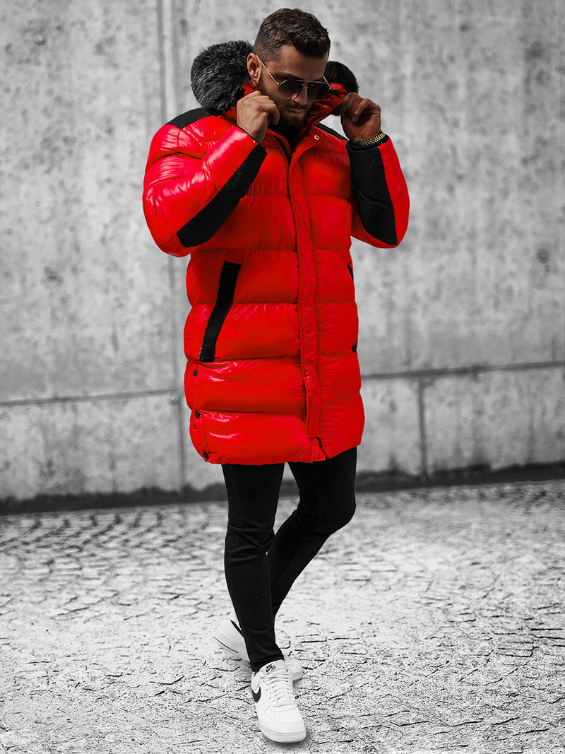 Muška jakna crvena OZONEE O/M800Z