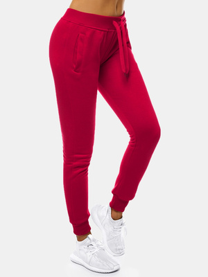Ženske sportske hlače bordo OZONEE JS/CK01