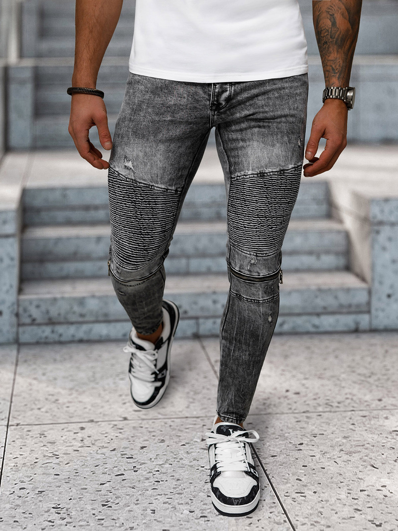 Muške traperice crne OZONEE NB/MP0069N