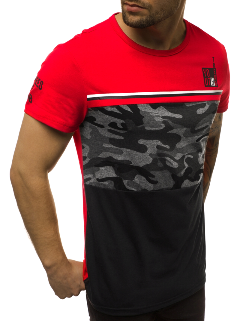 Muška majica Crveni OZONEE JS/SS10979