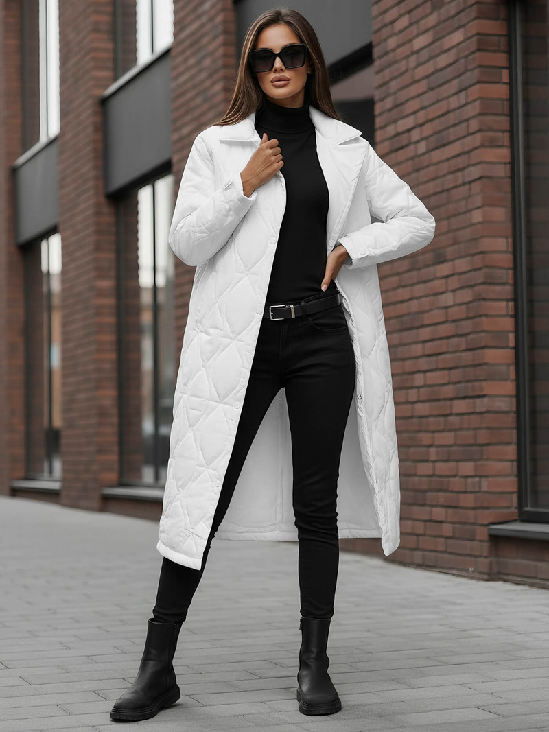 Ženska jakna bijela OZONEE JS/5M3177/281Z