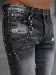 Muške traperice crne OZONEE NB/MP0051NZ