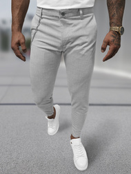 Muške chino hlače sive OZONEE DJ/3300