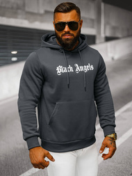 Muška dukserica s kapuljačom grafitna OZONEE JS/27B6509/5