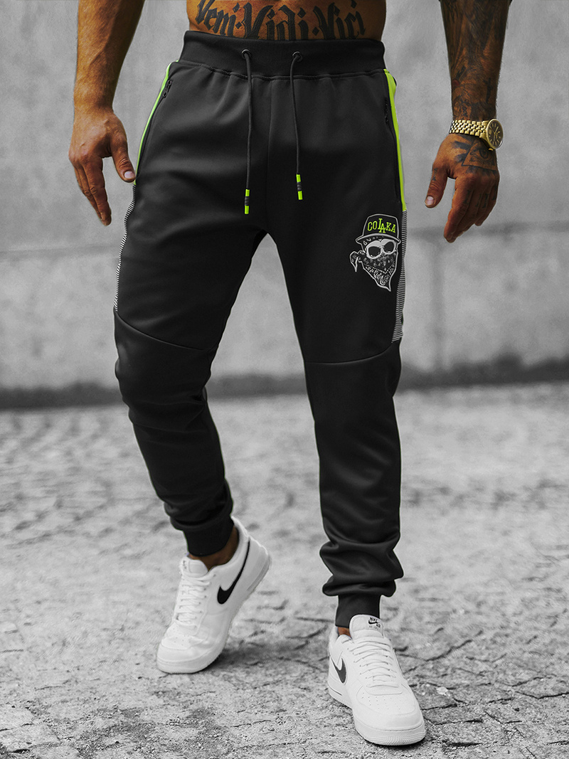 Muške sportske hlače crne OZONEE JS/K10250Z