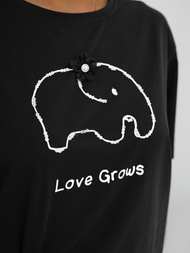 Ženska majica crna OZONEE JS/RJ77247