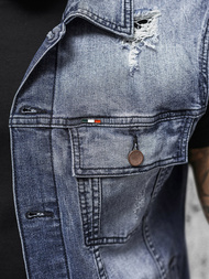 Muški traper prsluk plavi OZONEE NB/MJ539B